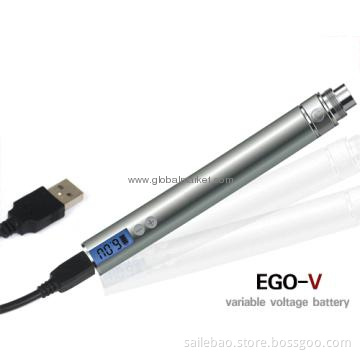 New products electronic cigarete variable voltage ego-v v with lcd
